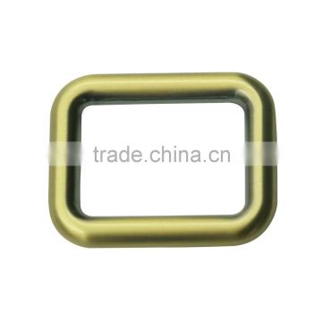 High quality heavy duty metal zamak hand bag fittings brass rectangular fittings