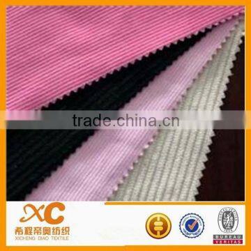 14w soft baby cotton/spandex corduroy fabric factory