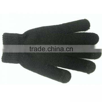 Acrylic custom knit gloves for touch screen