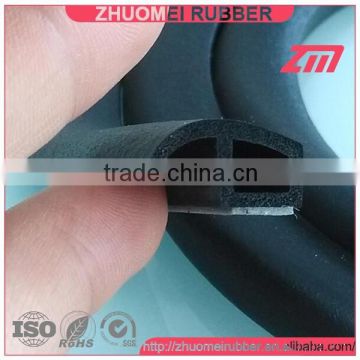 P shape 3M adhesive car door rubber seal