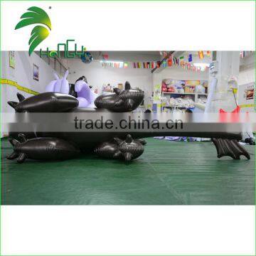 Black Inflatable Water Pool Cartoon Toys / Toothless Dragon / Inflatable Draon With Sexy SPH