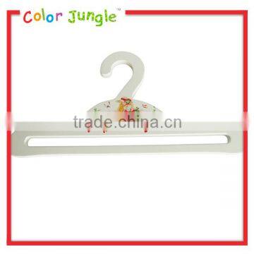 Cute wooden craft coat hangers Girl room decorative coat hanger wood,