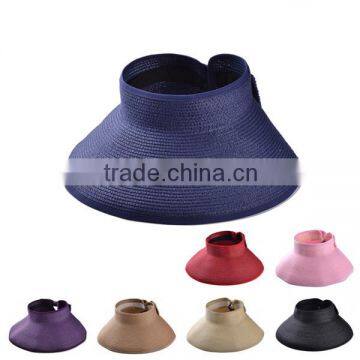 2014 Good Quality Wholesale Promotional Cheap Manufacture Fashion China Braid Folding Straw Hat