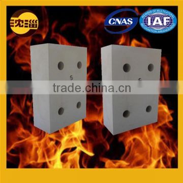 bottom brick of tin bath refractory bricks glass fusing kilns perforated brick