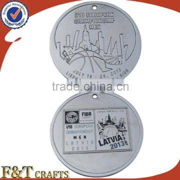 Hot sale stamping iron sport coin medal