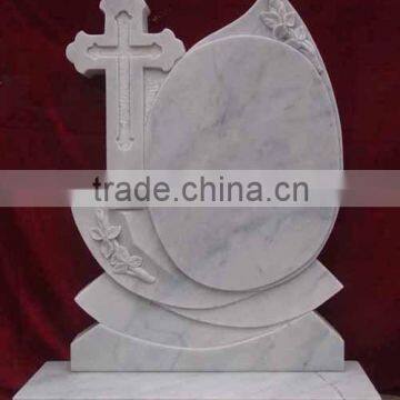 Christian headstone gravestone marble hand carved sculpture from Vietnam