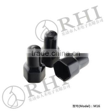 M16 Black Pvc Pipe Threaded End Cap, Screw Head Cover photo-2