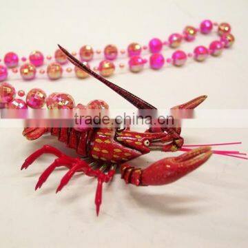 MARDI GRAS BEADS / BOBBING CRAWFISH