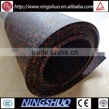 Trade Assurance commercial gym rubber floor roll, gym rubber flooring roll