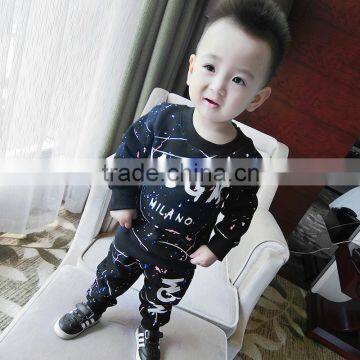 Best Selling Prodcuts Child Clothing Suits Casual Print One Piece Kids Boy Clothes