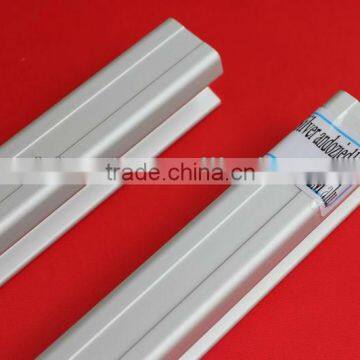 Silver anodized aluminum profiles 10um