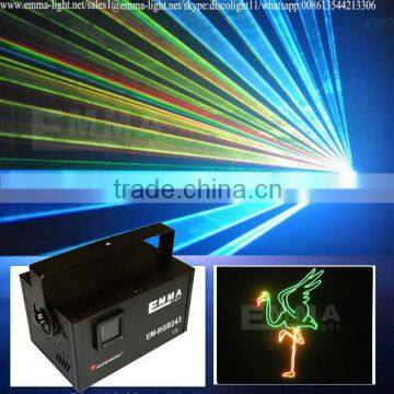 2w rgb laser light Super effect dj lighting laser Factory price night club bar disco rgb dj lights laser