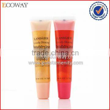 2016 best selling fancy colorful lip gloss plastic lip gloss tube empty lip gloss containers