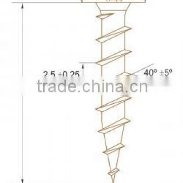 Screw for aluminium windowsills with washer