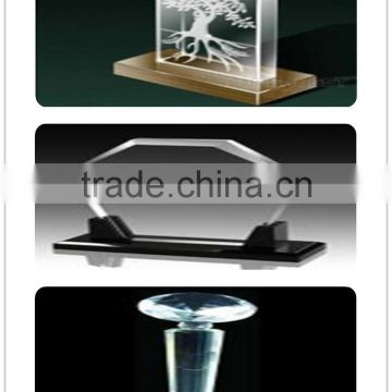 high quality crystal acrylic awards display