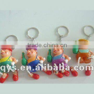 fairy tale doll key chain snap hook