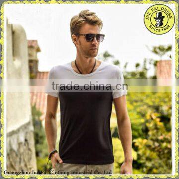 Custom OEM Cotton long line t shirt men