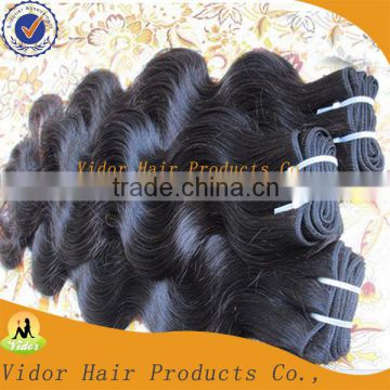 New Arrival Shedding Free Natural Black Body Wave Brazilian Curly Hair Wholesale Weave In New York