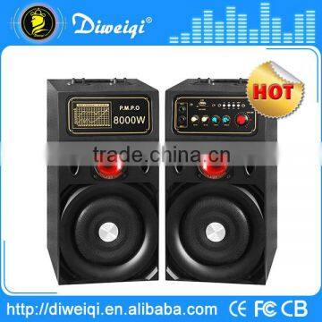 with remote control 40w 4ohm 6.5" indoor karaoke speaker box