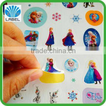 High quality with cheap price waterproof custom kids stickers