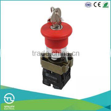 UTL Chinese Goods Wholesale Waterproof Momentary Key Emergency Push Button Switch photo-4