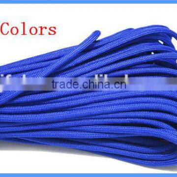 Blue Polyester 550lb Paracord Rope Parachute Rope For DIY Bracelet Lanyards Cord