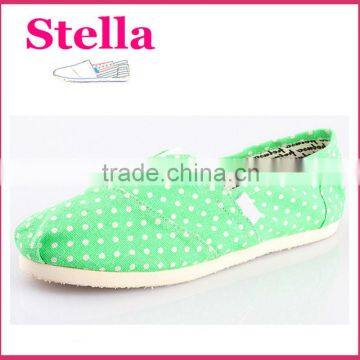 Hot selling casual women eva canvas shoe