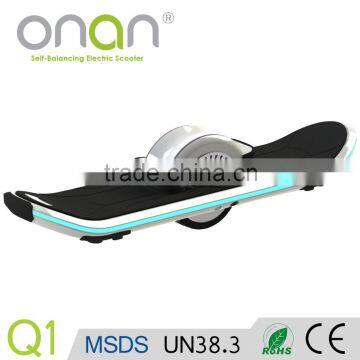 2016 one wheel hover board with bluetooth and LED lights aviable
