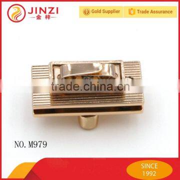 JINZI Metal Handbag Lock Hardware High Quality Bag Twist Lock photo-3