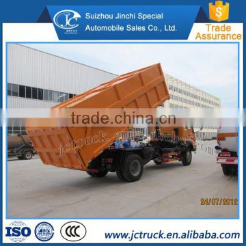 The popular railway station china howo 4x2 even joint garbage truck of good price