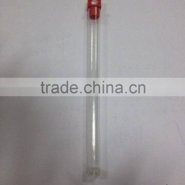 small clear plastic tube