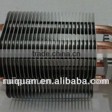 OEM LED light heat pipe coolers/ street light heat pipe coolers heat sink