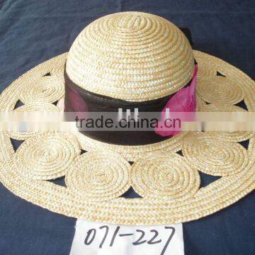 women hat,big brim hat, wheat straw hat