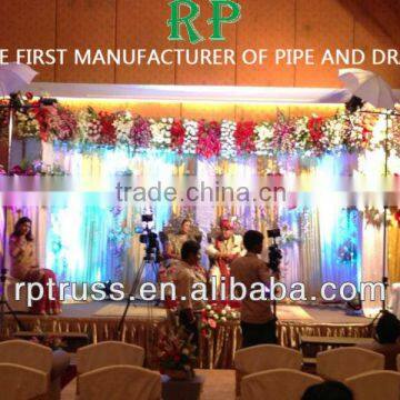 2015 Aluminum pipe and drape hardware for wedding&meeting&trade show