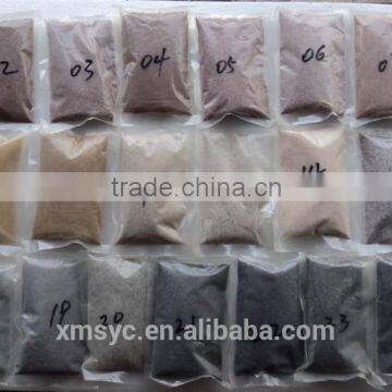 Natural Color Sand, Colored Sand, Colorful Sand, Granite Particles, Granite Powder