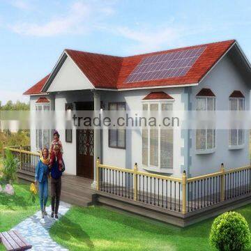 Small simple fast build light steel prefabricated homes