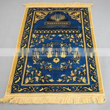 Middle East Carpet Islamic Worship Blanket Carpet Prayer Mat Muslim Blanket photo-3