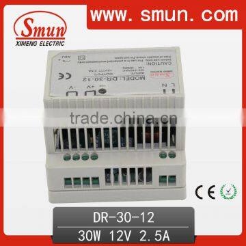 30W 12VDC 2.5A Dinrail Switching Power Supply DR-30-12