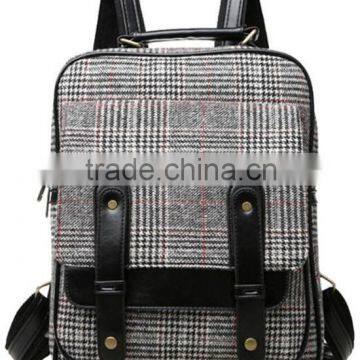 2015 fashion trend camping custom canvas backpack