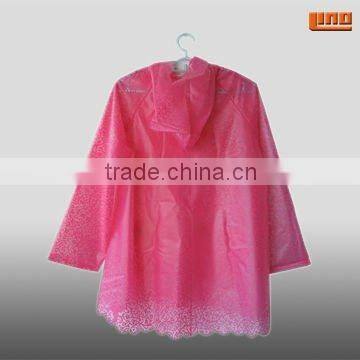 pink adult ppu raincoats