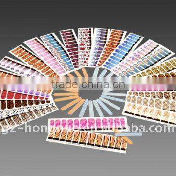 25 Designs Nail Art Water Decal Sticker Full cover tips HN327