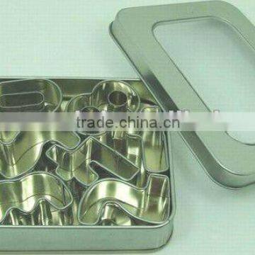 stainless steel cookie cutter set