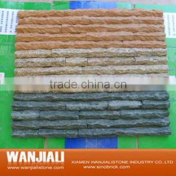 Natural & Artificial White/Yellow/Rusty/Black/Red Culture Stone Panel Wall Cladding