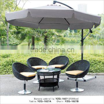 Heavy duty cantilever wall hanging coffee outdoor patio umbrella