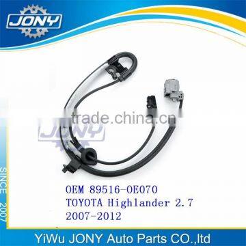 Rear left wheel speed sensor ABS sensor 2007-2012 TOYOTA Highlander 2.7 OEM 89516-OE070