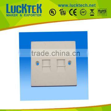 Telephone wall jack,dual jack wallplate,blank wallplate