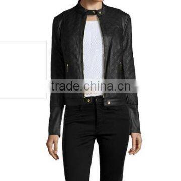 FAUX LEATHER JACKETS FOR WOMAN