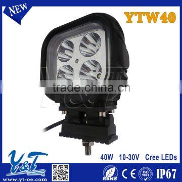 9.5 Inch 40w 3500 lm Led Work Light Bar Car Truck Boat off Road Flood Lamp Bulb photo-4