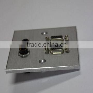 Smart Home OEM 86 Type Brushed Aluminum Fiber Panel photo-3