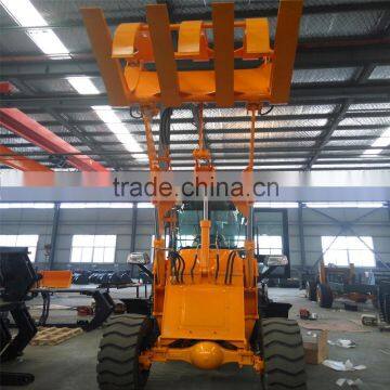 Chinese Cheap Price Full Hydraualic Wood Grapple Wheel Loader photo-6